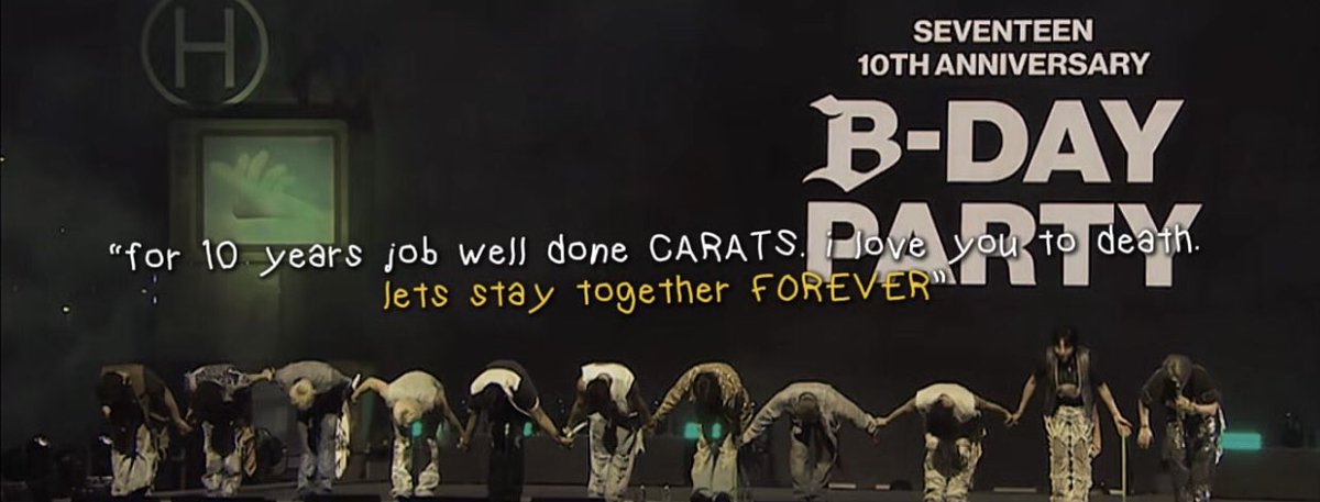 “for 20 years, lets be here again.” 💌