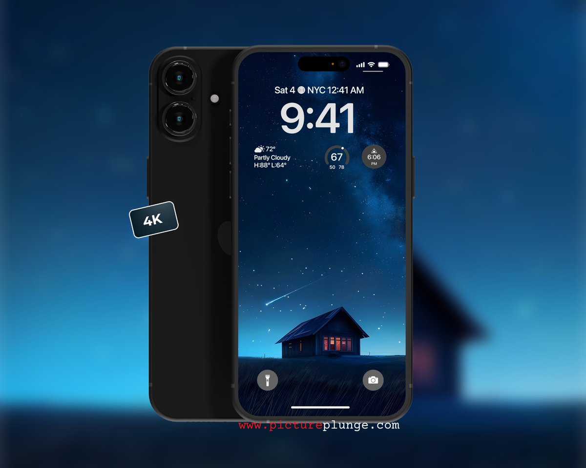 pictureplunge's tweet photo. 4K Night Sky Wallpaper – Small House in a Field Under a Galaxy Sky
Download 4K: https://t.co/K4XIvBogrF
.
.
.
#wallpaper #wallpapers #4KWallpaper #NightSky #GalaxyView #SmallHouse #FieldLife #NatureLovers #StarryNight #HomeInNature #ScenicViews #digitalart https://t.co/Nh8q5d1ktA
