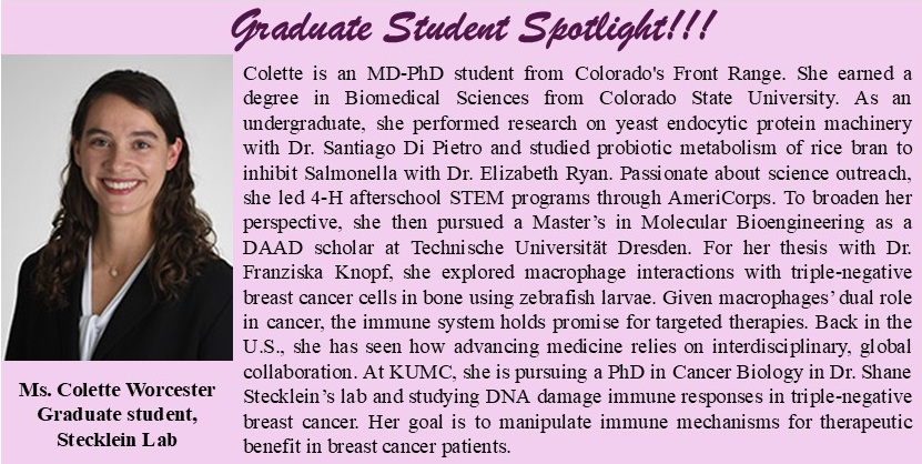 Meet Colette, our student spotlight for the month of May!
