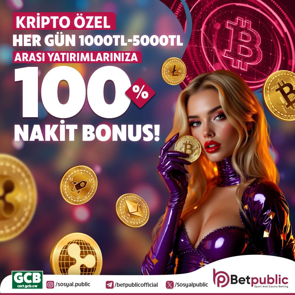 BETPUBLIC’TE KRİPTOYA ÖZEL DEV BONUS! 

Kripto ile Yatırım Yap, Anında %100 Bonus Kap!

Kod: bpkripto

Yatırım Sırasında Bonus Kutusunu İşaretle
5.000 TL'ye Kadar Bonusun Anında Hesabına Geçsin!

Bu Fırsat Tek Seferlik Değil! Her Gün Tam 2 Yatırıma Bonus 

Güncel Giriş : Bio'da!
