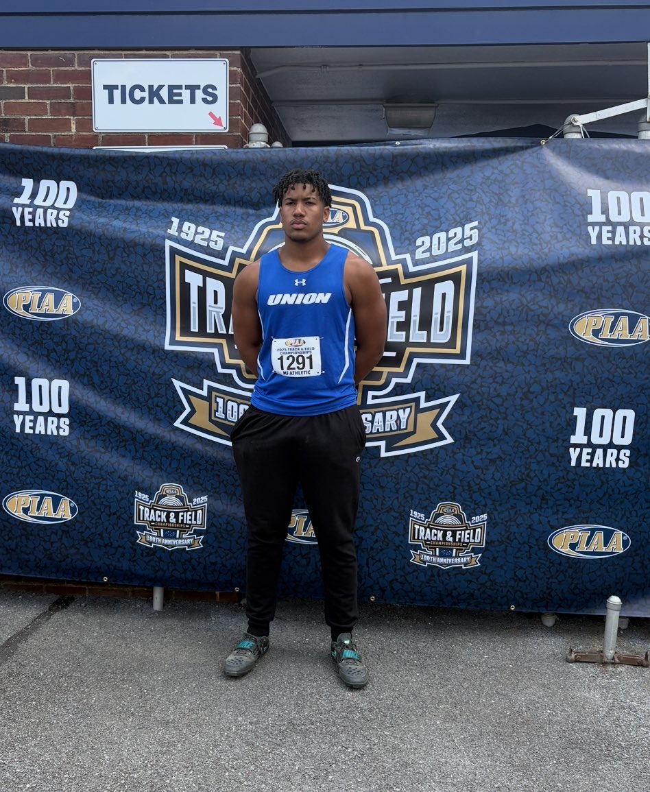 Congratulations to Dan Mukaabya for a stellar performance in Shot Put at the PIAA State Track and Field Championships.