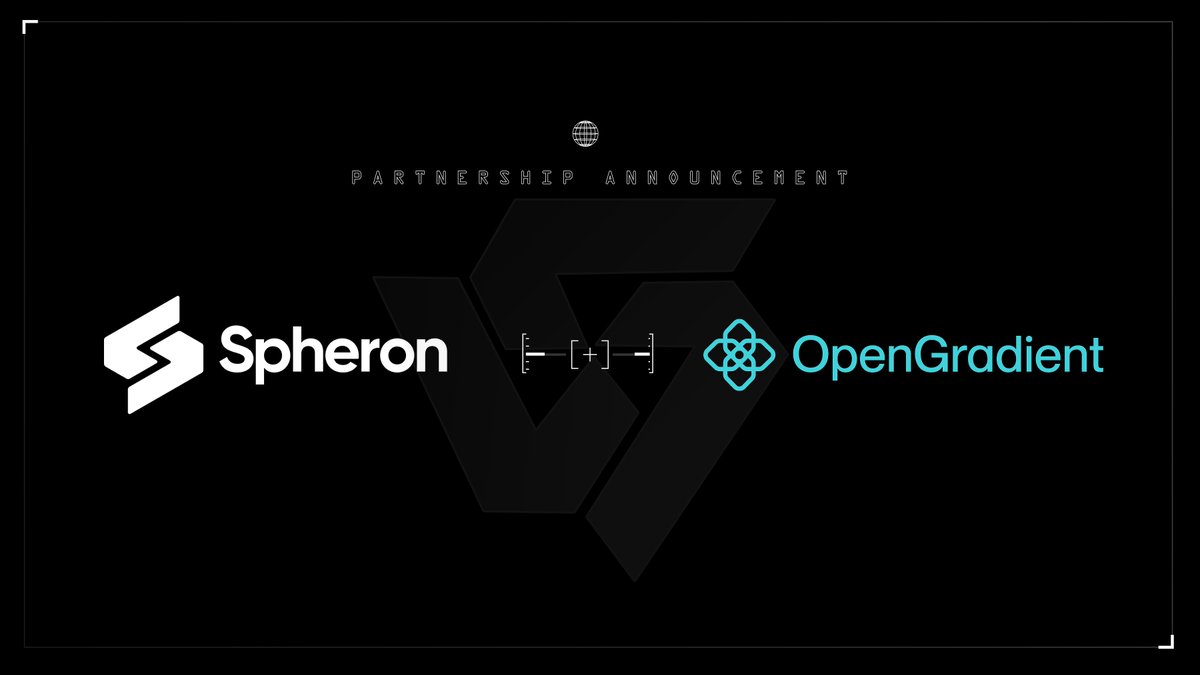 We're thrilled to announce a strategic partnership with <a href="/OpenGradient/">OpenGradient</a>!

<a href="/SpheronFDN/">Spheron Network</a> will leverage the OpenGradient model hub to power its Smart Agents, enabling intelligent, automated infrastructure management.

OpenGradient will utilize Spheron's robust, decentralized platform