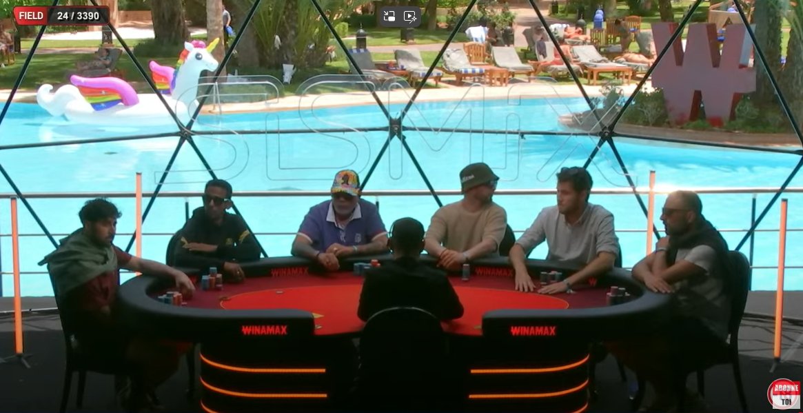 Live_Poker's tweet photo. Suivez le streaming du Main Event du SISMIX 2025 en cliquant sur le lien suivant et prenez la direction de Marrakech à nos côtés, yallah !
https://t.co/F6E9jtOjWJ
https://t.co/G8uvAJmbJx
#winamax #sismix2025 #mainevent #sideevents #tournois #poker #fiesta #ambiance https://t.co/94OvK26aM3