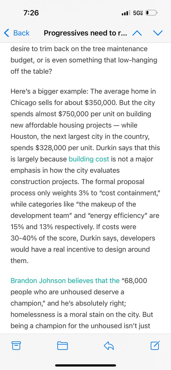 I didn’t realize that a basic reason affordable housing costs so much is that the actual cost carries such a low weight in winning the bid