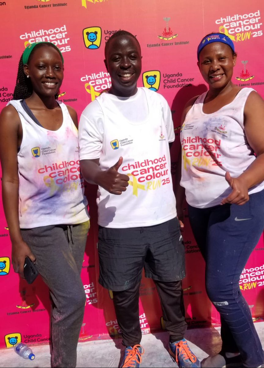 🎗️ Team ACCR at the Childhood Cancer Colour Run '25! 🏃‍♂️🏃‍♀️

On 18th May 2025, our team proudly joined <a href="/UCCF_Official/">Uganda Child Cancer Foundation</a> for the Childhood Cancer Colour Run, a vibrant and meaningful event to raise funds for building a patient hostel for children with cancer.