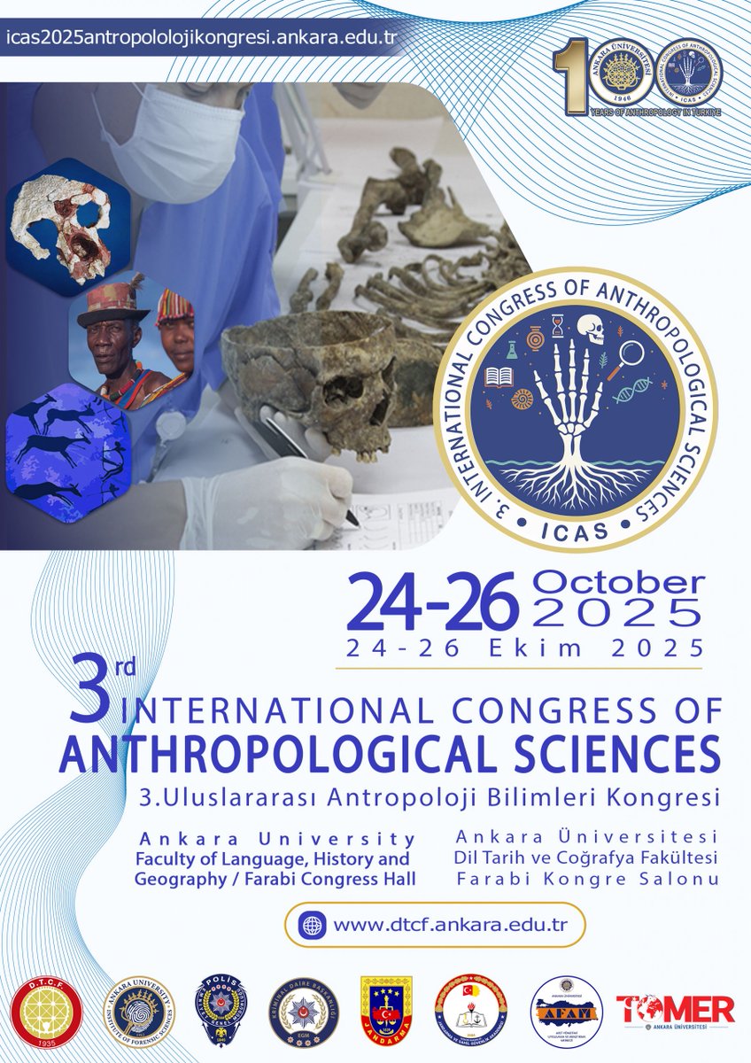 Antropolojinet (@antropolojinet) on Twitter photo III. International Congress of Anthropological Sciences
III. Uluslararası Antropoloji Bilimleri Kongresi
Türkiye’de Antropolojinin 💯. Yılı
📢Kongre Çağrısı: antropoloji.net/index.php?opti…
🔗Başvurularınız ve Katılım İçin Kongre Web Sitesi: …2025antropolojikongresi.ankara.edu.tr <a href="/aylasevimerol/">Prof. Dr. Ayla SEVİM EROL</a> III. International Congress of Anthropological Sciences
III. Uluslararası Antropoloji Bilimleri Kongresi
Türkiye’de Antropolojinin 💯. Yılı
📢Kongre Çağrısı: antropoloji.net/index.php?opti…
🔗Başvurularınız ve Katılım İçin Kongre Web Sitesi: …2025antropolojikongresi.ankara.edu.tr <a href="/aylasevimerol/">Prof. Dr. Ayla SEVİM EROL</a>