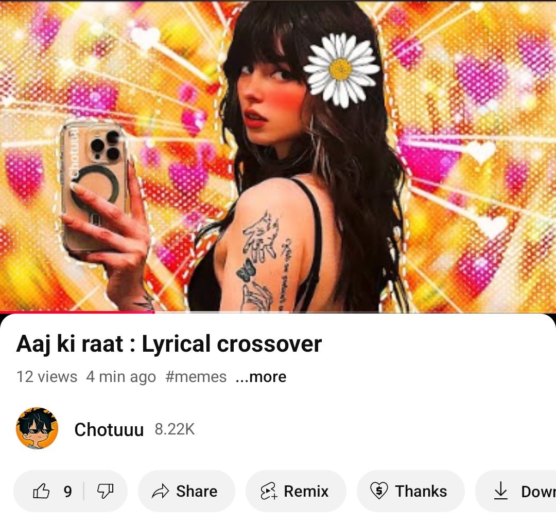 Chotuuu8's tweet photo. New edit Go and watch ✌️
https://t.co/YptnfIH2iX https://t.co/fSAxGMm90E