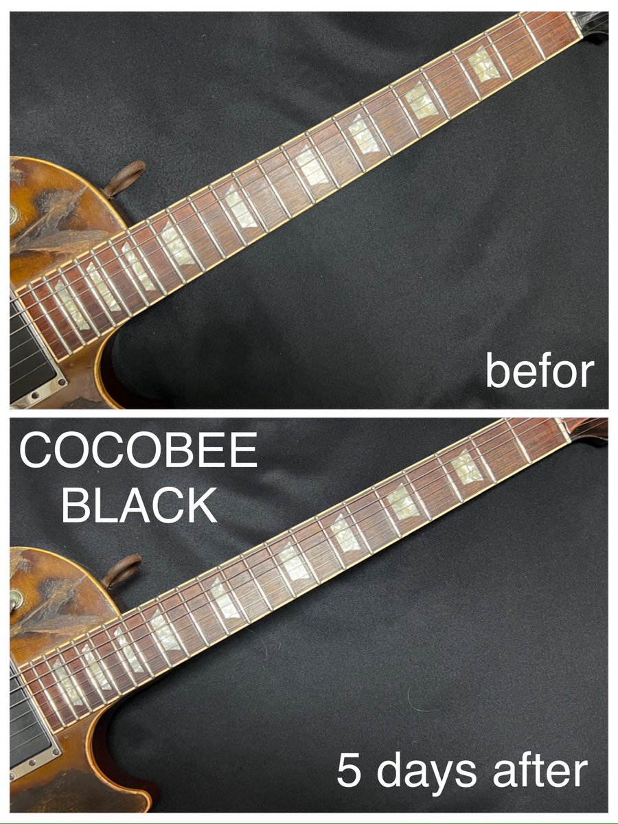 SDMF_Inc's tweet photo. E.V.O. Lab
COCOBEE Black
塗った直後は
まだ艶があったりで弾くと指先が少し黒くなったりするが、
5日も経つと、
落ち着いて来て
若干指板が黒くなってるのも実感する。
「そこまでして黒くしたいか❓」
と言う疑問は残る🤣
@KomizoTakatoshi #EVOLab
#Cocobee #CocobeeBlack
#蜜蝋ワックス https://t.co/8DEUc6Xysx