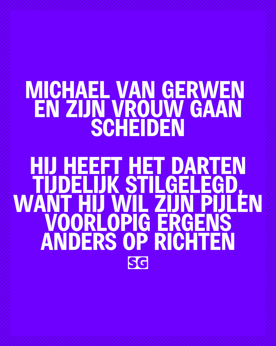 Slechte_grappen's tweet photo. Michael stopt tijdelijk met darten… Hij wil zijn pijlen even ergens anders op richten 🎯💔
#grapvandedag #relatieproblemen #darten #humor #viralcontent #michaelvangerwen #herkenbaar #pijlenrichten #scheiding #sggrappen https://t.co/X6I744PV9G