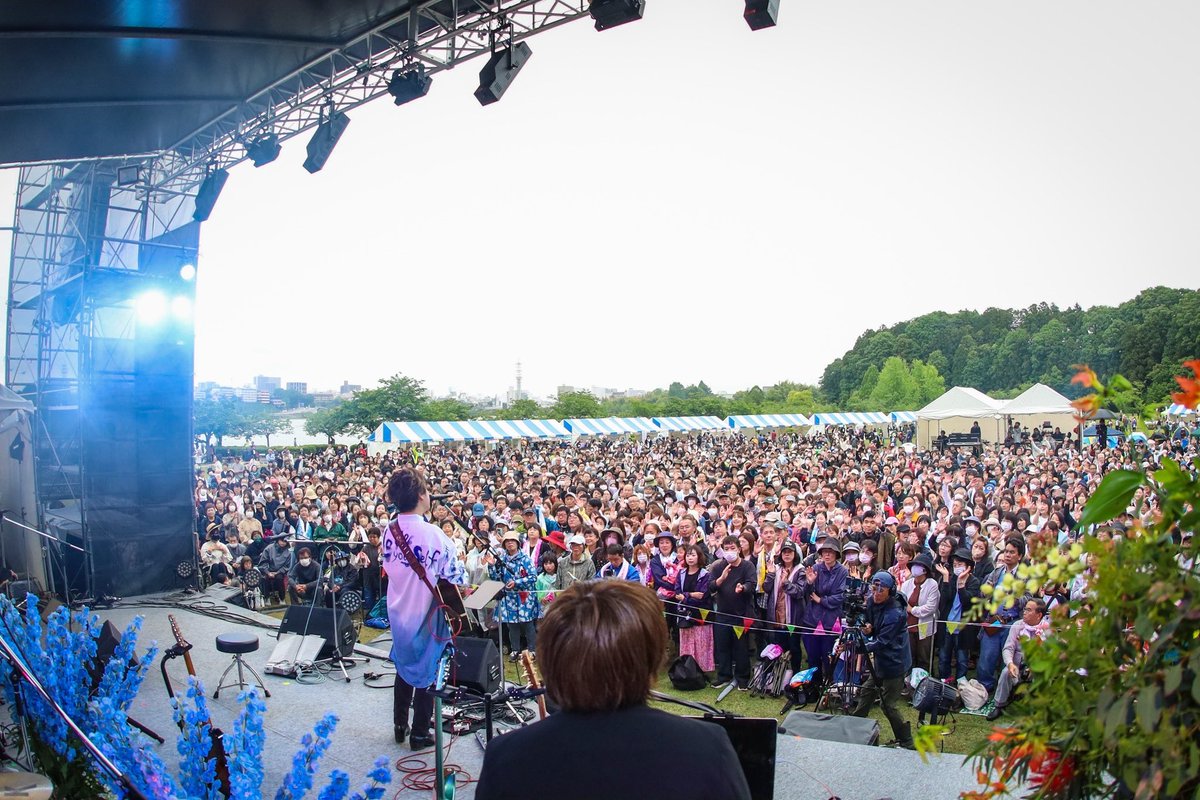 磯山純 2025.5.25 千波湖1万人無料ライブありがとうございました! tweet media
