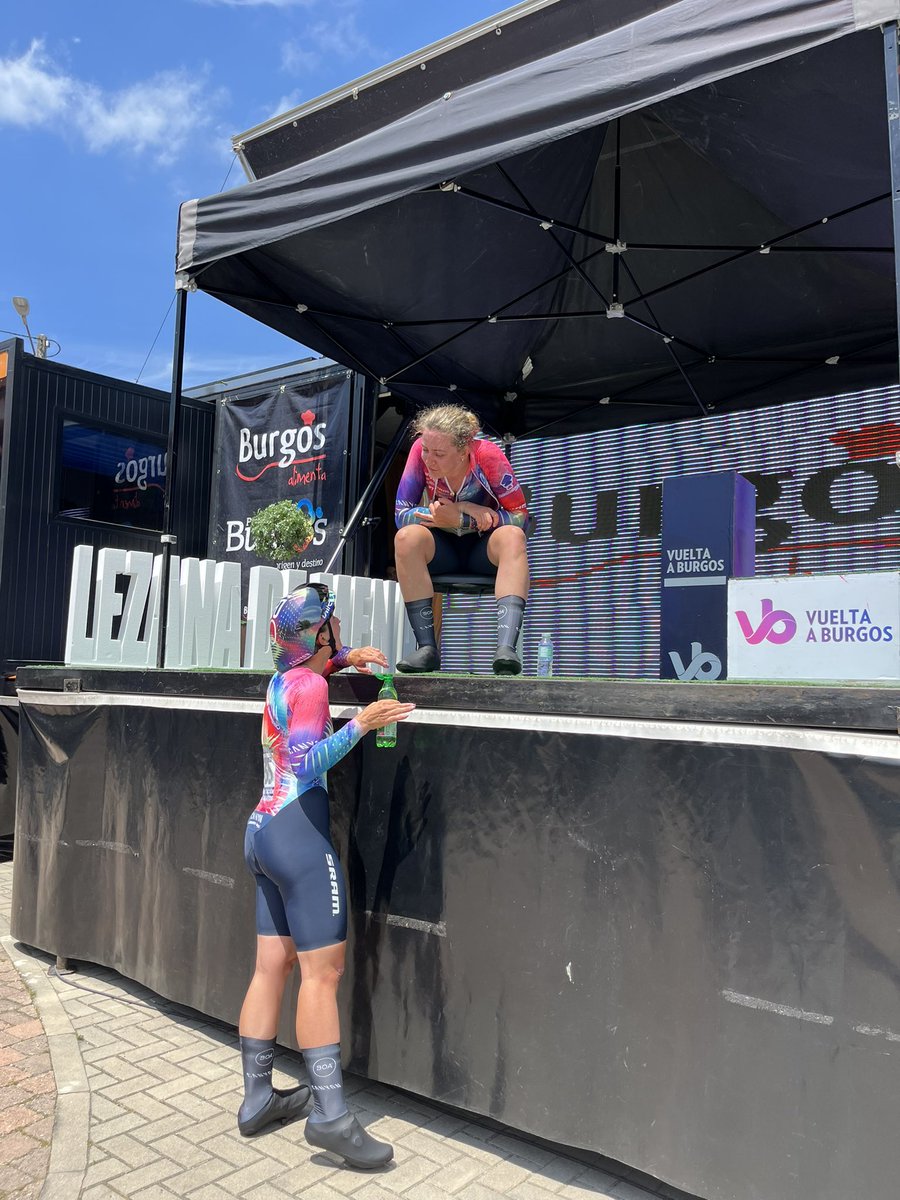 CANYON//SRAM zondacrypto (@wmncycling) on Twitter photo <a href="/LucasAbad14/">Lucas Abad</a> <a href="/Backstedt_Zoe/">Zoe Backstedt</a> <a href="/agula59/">Agnieszka Skalniak-Sójka</a> <a href="/consonni_chiara/">Chiara Consonni</a> <a href="/VueltaBurgos/">Vuelta a Burgos</a> <a href="/Backstedt_Zoe/">Zoe Backstedt</a> goes straight to the top of the results sheet so far! 🔥
Congratulated by <a href="/consonni_chiara/">Chiara Consonni</a> who finished a few riders after. 🤝
#VueltaBurgos <a href="/LucasAbad14/">Lucas Abad</a> <a href="/Backstedt_Zoe/">Zoe Backstedt</a> <a href="/agula59/">Agnieszka Skalniak-Sójka</a> <a href="/consonni_chiara/">Chiara Consonni</a> <a href="/VueltaBurgos/">Vuelta a Burgos</a> <a href="/Backstedt_Zoe/">Zoe Backstedt</a> goes straight to the top of the results sheet so far! 🔥
Congratulated by <a href="/consonni_chiara/">Chiara Consonni</a> who finished a few riders after. 🤝
#VueltaBurgos