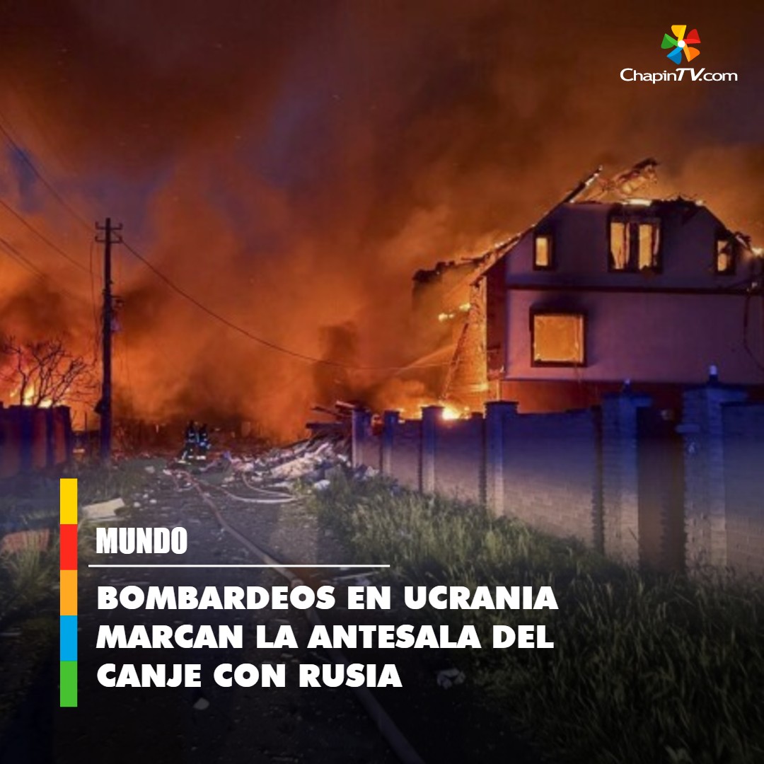 chapintv_'s tweet image. 🚨 Ucrania sufre uno de los mayores #bombardeos rusos en vísperas de canje ➡ bit.ly/3Z3ad33