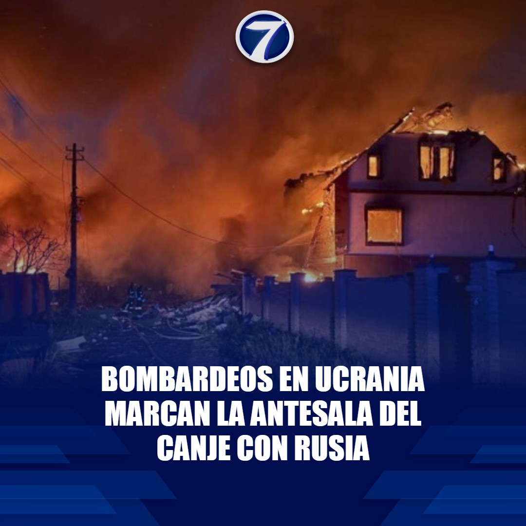 Noti7Guatemala's tweet image. 🚨 Ucrania sufre uno de los mayores #bombardeos rusos en vísperas de canje ➡ bit.ly/3Z3ad33