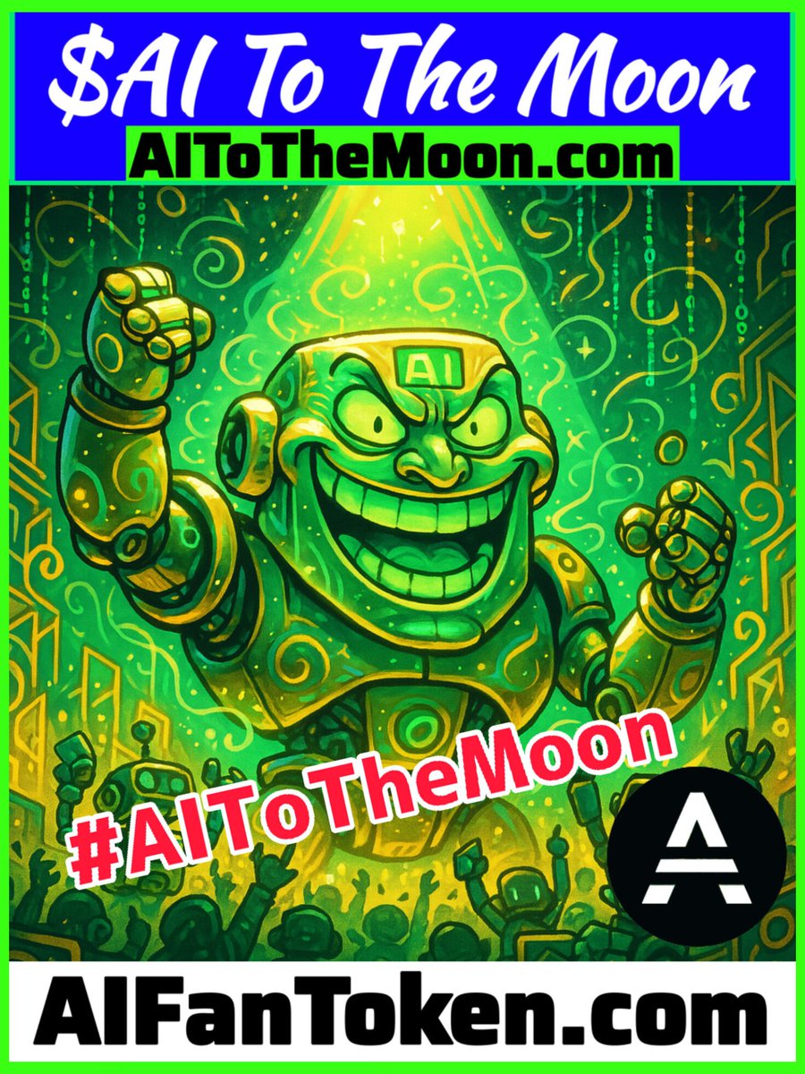 _deepseek's tweet photo. Aliens believe in $AI. Do you?

👽📡 $AI To The Moon 📡👽

#AIToTheMoon #AI #ArtificialIntelligence
#memecoin #memecoins #meme #aiagents #xai #tokenization https://t.co/slDD29AUS5