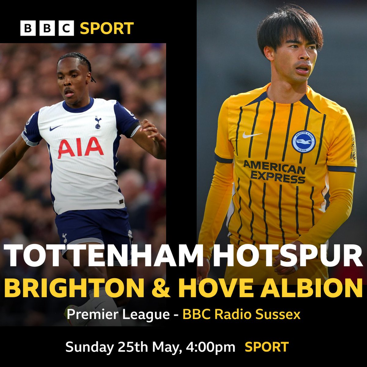 BBC Sport Sussex (@bbcsussexsport) on Twitter photo The last dance of 2024/25 πͺ©πΊ
Going up against the Europa League Champions π
Albion need a point to secure an 8th place finish π
Build-up on <a href="/BBCSussex/">BBC Sussex</a> from 3:30pm... π»
#BHAFC π The last dance of 2024/25 πͺ©πΊ
Going up against the Europa League Champions π
Albion need a point to secure an 8th place finish π
Build-up on <a href="/BBCSussex/">BBC Sussex</a> from 3:30pm... π»
#BHAFC π