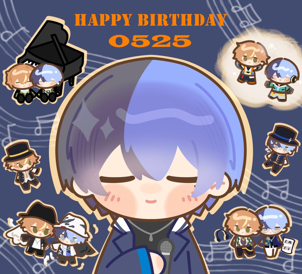 お誕生日おめでとう💙！
#彰冬