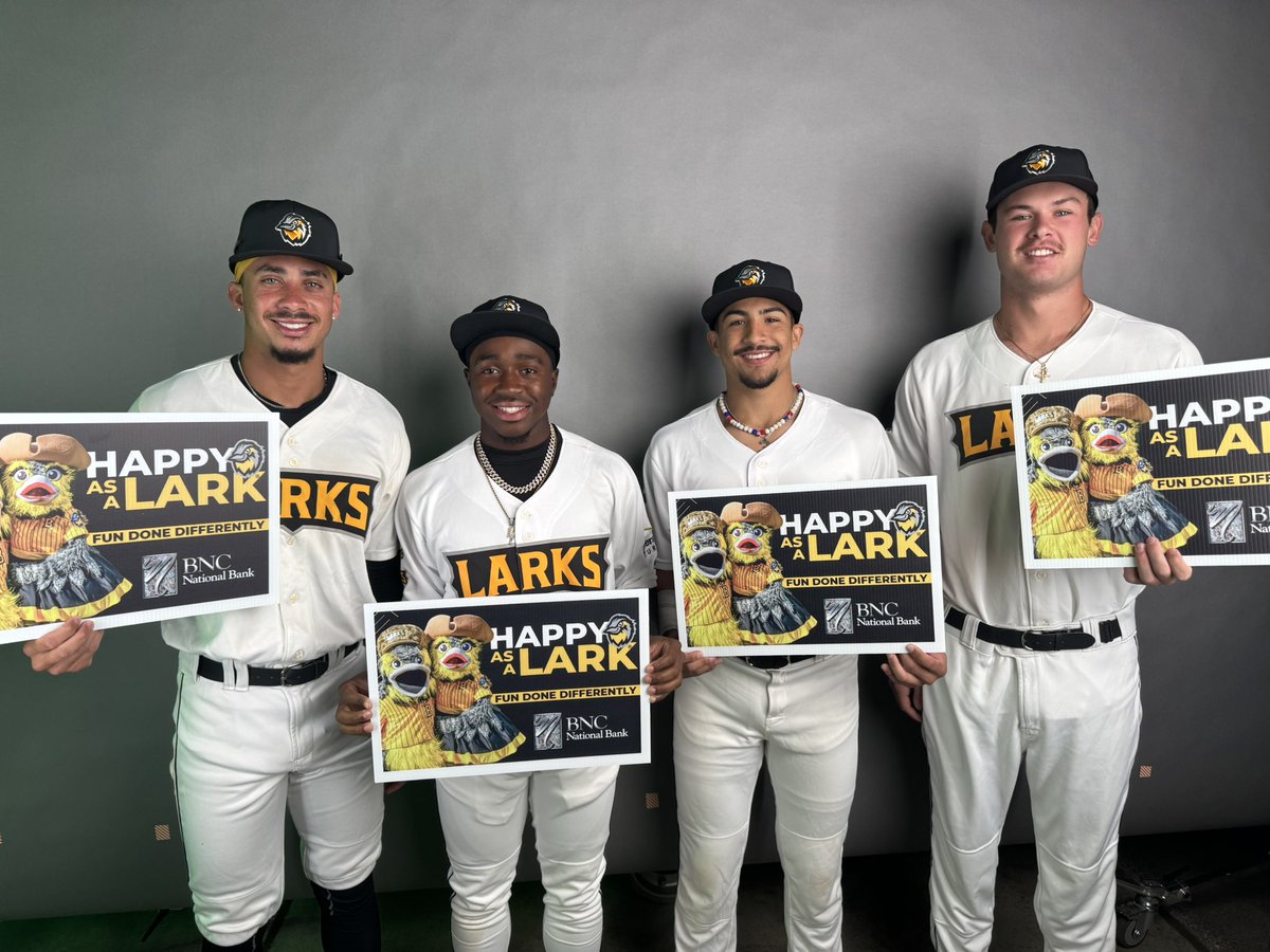 Here’s a behind-the-scenes of today’s Media Day at Threefold, where the Larks Media Team and players came together to create some exciting content and bring the season’s energy to life!

Don't miss a moment of the action, grab your tickets now! bit.ly/2025LarksTicke…