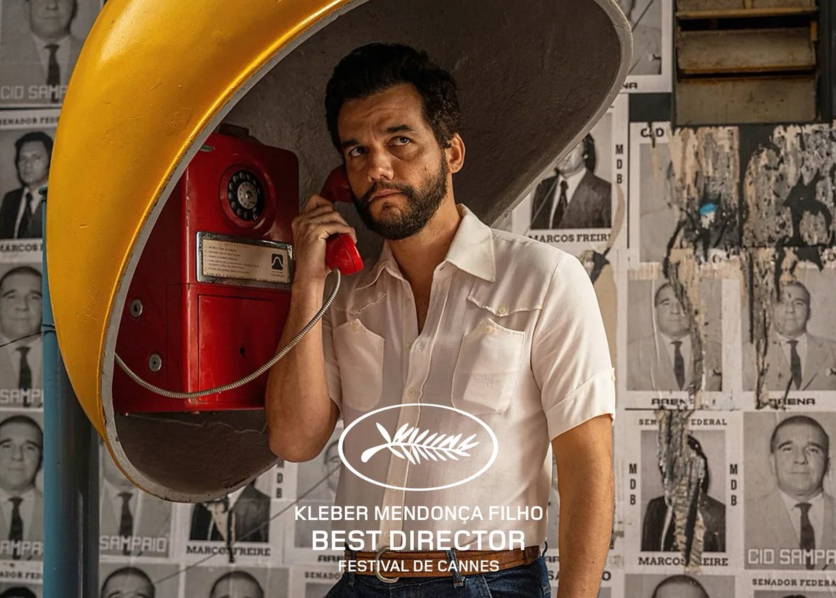 🏆 Mais uma vitória para o nosso cinema!
O filme “O Agente Secreto” conquistou no Festival de Cannes os prêmios de Melhor Ator, para Wagner Moura e Melhor Diretor, para Kleber Mendonça Filho.

🇧🇷 Parabéns aos artistas que levam nossa cultura para o mundo através de seus talentos!