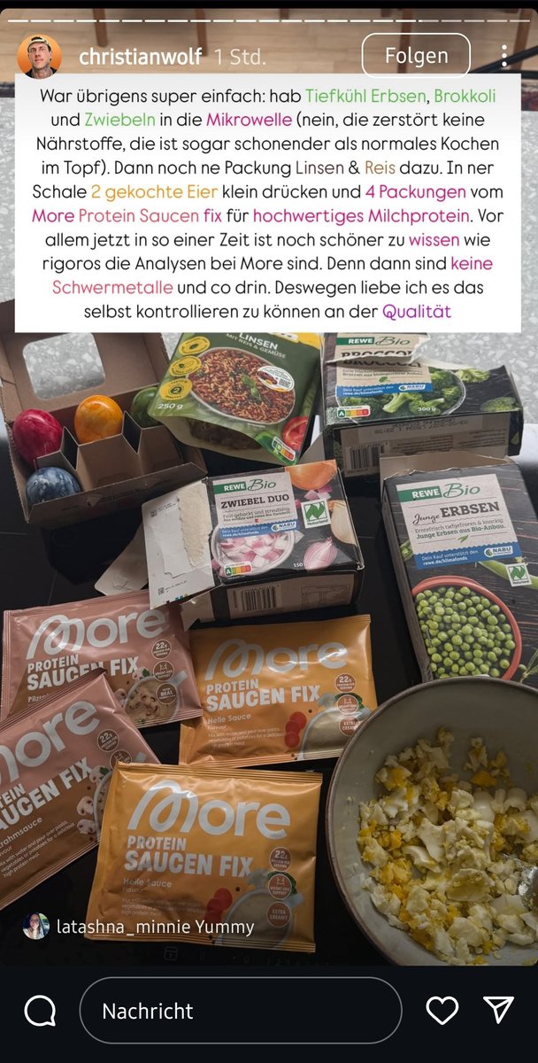 Romina Palm und Christian Wolf sind Eltern geworden (sie das erste Mal, er das zweite Mal) und das wird direkt für More Werbung genutzt. Na sichiiiii.