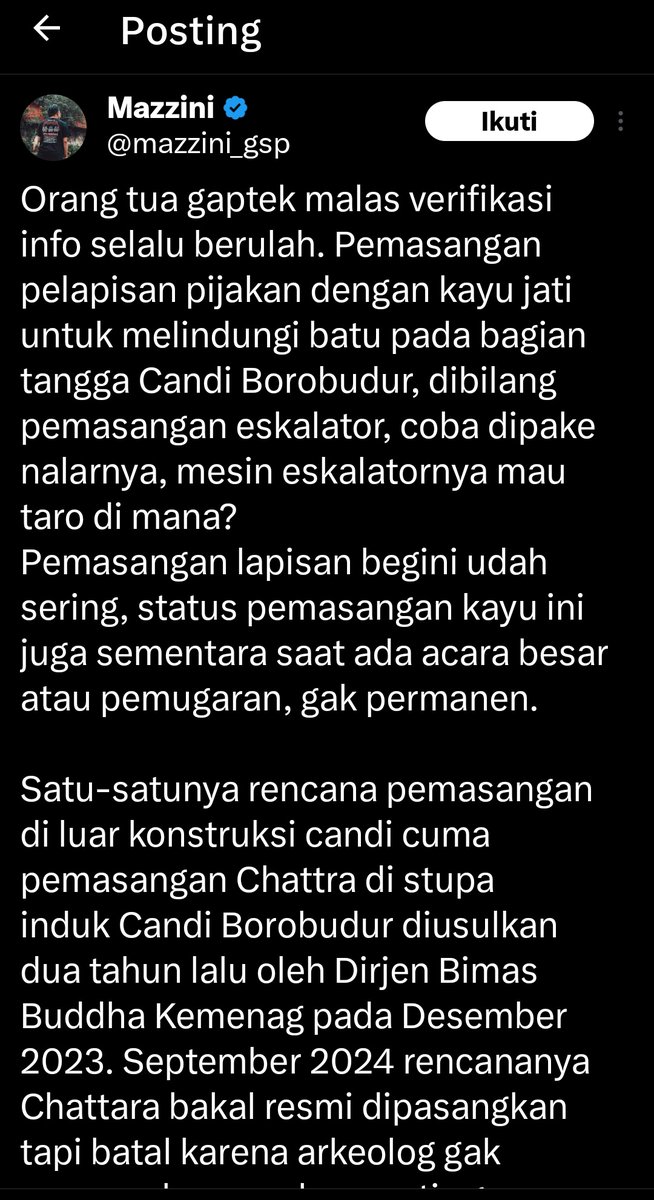 Arumanis (@arumanjani_) on Twitter photo Nih akun <a href="/MurtadhaOne1/">๊ฆฉ๊ฆธ๊ฆ๊ฆ ๊ฆ</a> ngehoaxnya gak kira-kira yaa.. malah bawa-bawa nama pemimpin negeri ini. Nih akun <a href="/MurtadhaOne1/">๊ฆฉ๊ฆธ๊ฆ๊ฆ ๊ฆ</a> ngehoaxnya gak kira-kira yaa.. malah bawa-bawa nama pemimpin negeri ini.