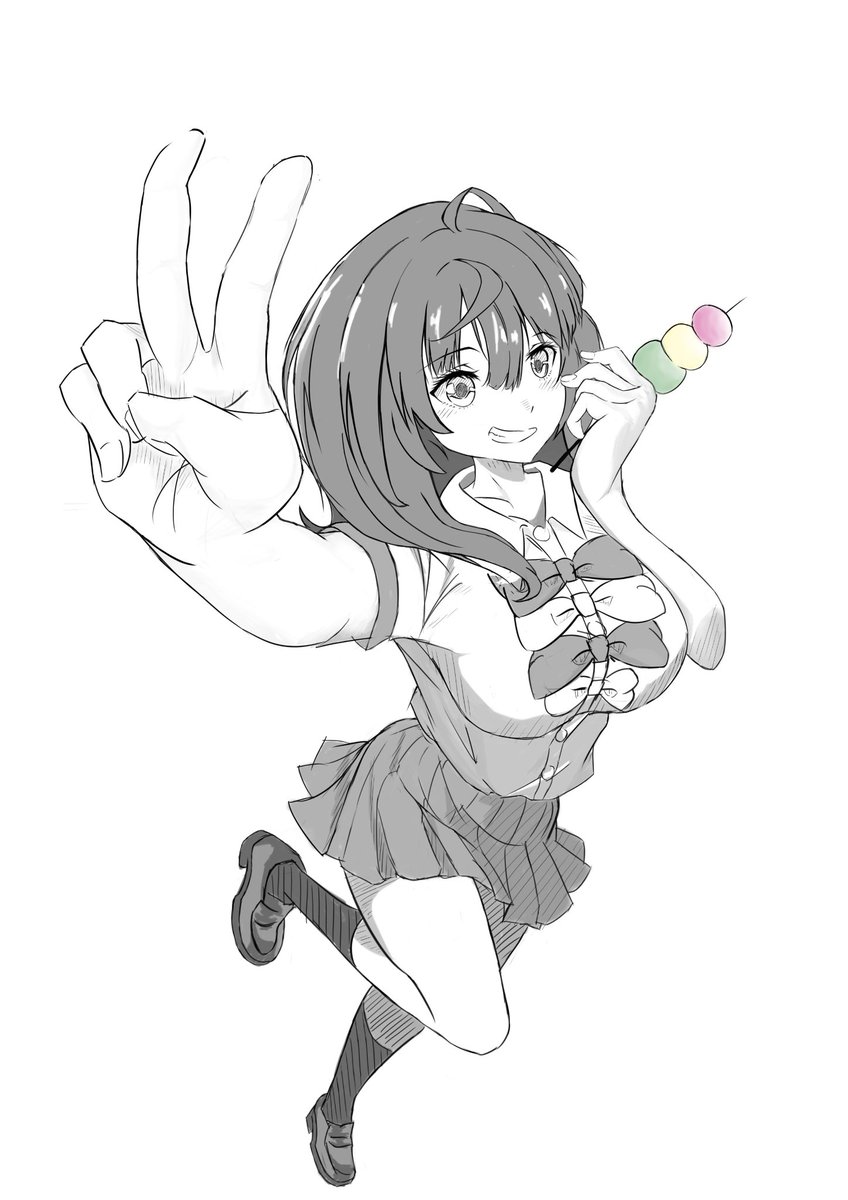 sheepkinn's tweet photo. 元気いっぱいの八奈见さん https://t.co/w4tZjCiRfu