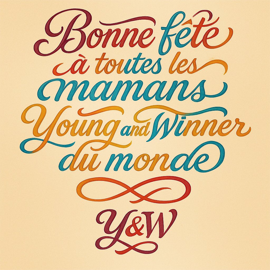 Bonne fête à toutes les mamans Young and Winner du monde 🤍