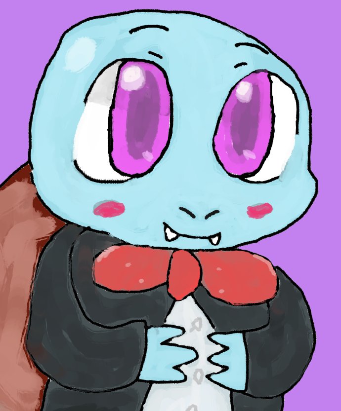 Zeni's been hearing about this #𝕳͜͡𝙚𝙡𝙡𝙛𝙞𝙧𝙚𝙜𝙖𝙡𝙖݁. So, he took it upon himself to get dressed for the occasion and to represent #𝓐𝐒𝐏𝐄𝐑𝐈𝐀; Sporting his own little tuxedo, the Squirtle makes his appearance!

"Hello! I'm here now!"