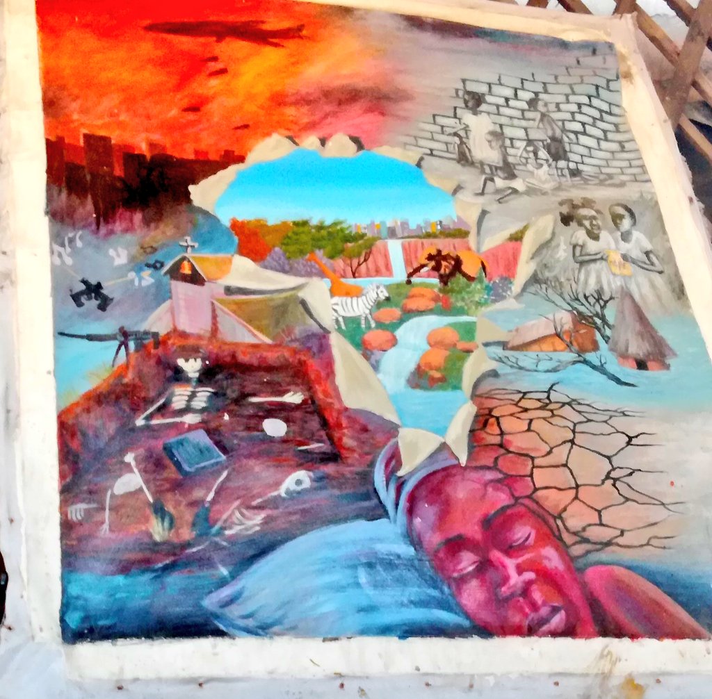 Kumbekumbe Arts Trust (@kumbekumbe) on Twitter photo The artwork showcases the complexities of life in Africa.Today we celebrate the dreams and aspirations of Africa 's young people.Your dreams are valid 💯 . #AfricaDay <a href="/table_girls/">TheGirlsTable</a> <a href="/SanyuFor/">Sanyu Centre for Arts and Rights</a> <a href="/worldarts/">world arts</a> <a href="/awdf01/">African Women's Development Fund</a> <a href="/AfricaisArt/">Africa is art Daily</a> <a href="/Alkebulancolony/">Africaisacountry</a> The artwork showcases the complexities of life in Africa.Today we celebrate the dreams and aspirations of Africa 's young people.Your dreams are valid 💯 . #AfricaDay <a href="/table_girls/">TheGirlsTable</a> <a href="/SanyuFor/">Sanyu Centre for Arts and Rights</a> <a href="/worldarts/">world arts</a> <a href="/awdf01/">African Women's Development Fund</a> <a href="/AfricaisArt/">Africa is art Daily</a> <a href="/Alkebulancolony/">Africaisacountry</a>