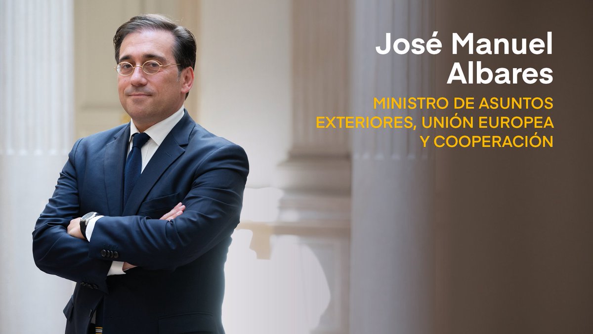 Ministerio de Asuntos Exteriores, UE y Cooperación (@maecgob) on Twitter photo El ministro <a href="/jmalbares/">José Manuel Albares</a> es entrevistado en el canal <a href="/AlJazeera/">Al Jazeera PR</a>.
🎥 En directo a las 15h ⬇️
youtube.com/live/bNyUyrR0P… El ministro <a href="/jmalbares/">José Manuel Albares</a> es entrevistado en el canal <a href="/AlJazeera/">Al Jazeera PR</a>.
🎥 En directo a las 15h ⬇️
youtube.com/live/bNyUyrR0P…
