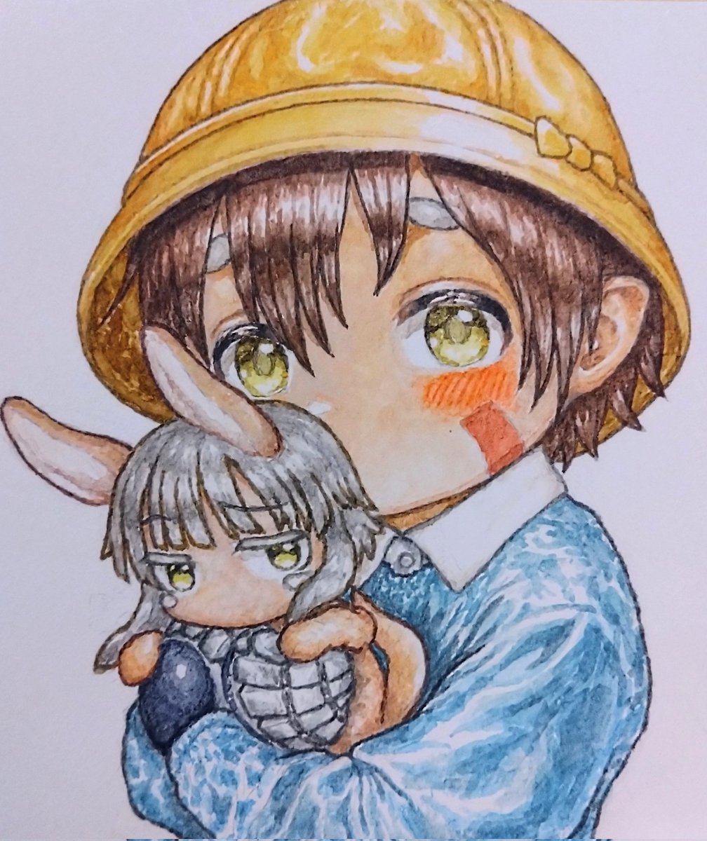 nknlf's tweet image. 園児レグくんを水彩で描きました🎨