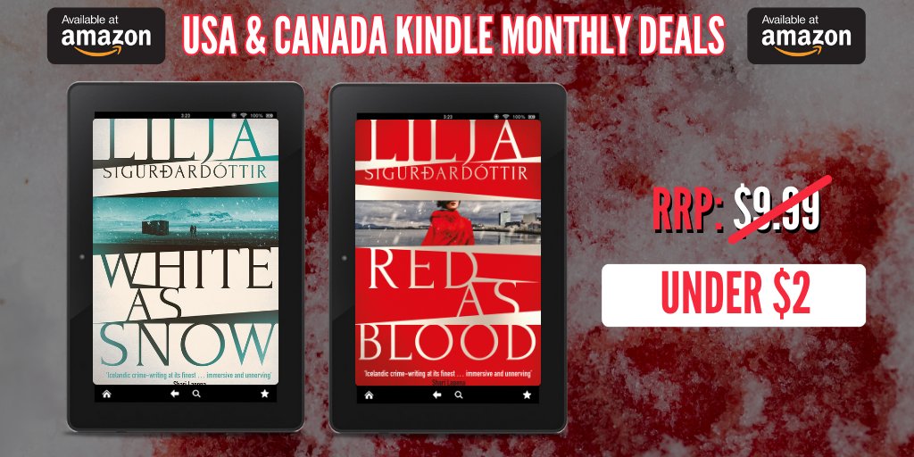 LiljaWriter's tweet photo. ❄️🇺🇸🇨🇦 #USA & #Canada #DEAL Áróra returns to #Iceland when her estranged sister goes missing... Books 2 & 3 in my chilling, tense and addictive #Thriller #Series are on #SALE! #RedAsBlood: https://t.co/z85WG5JI6U
#WhiteAsSnow: https://t.co/MdZkkFXfzA #kindle❄️ https://t.co/HEDB1Bgo8q