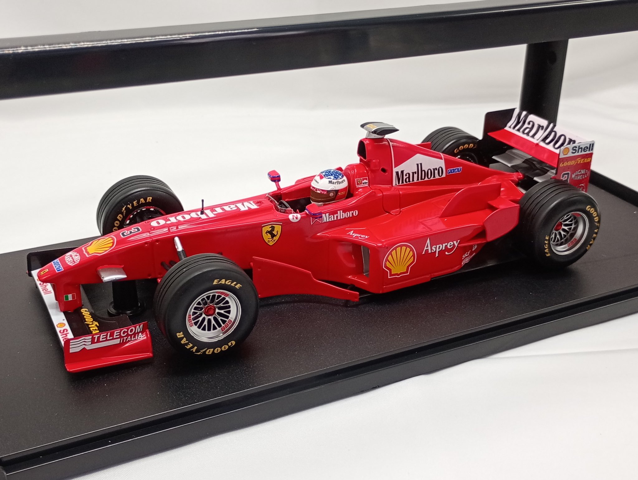 ミニカー　1/18 F300 1998 イタリアGPウィナー M.シューマッハ ドライバーフィギア付 #3 「GP REPLICASシリーズ」 [GRP075AWD] 中古ミニカー 1/18 F300 1998 イタリアGPウィナー M