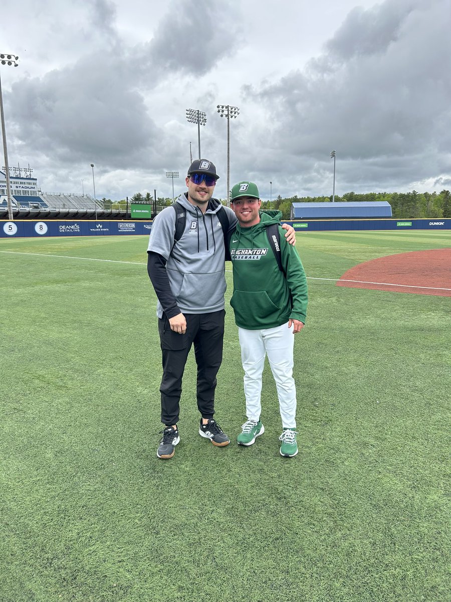 Anthony Goncalves (@gonky7) on Twitter photo Two <a href="/ElmiraBaseball/">Elmira Baseball</a> grads coach Harrison Zambarano (Bryant) and coach Mark Ryan (Binghamton) battling it out for a trip to the NCAA Tournament. 🦅⚾ Two <a href="/ElmiraBaseball/">Elmira Baseball</a> grads coach Harrison Zambarano (Bryant) and coach Mark Ryan (Binghamton) battling it out for a trip to the NCAA Tournament. 🦅⚾