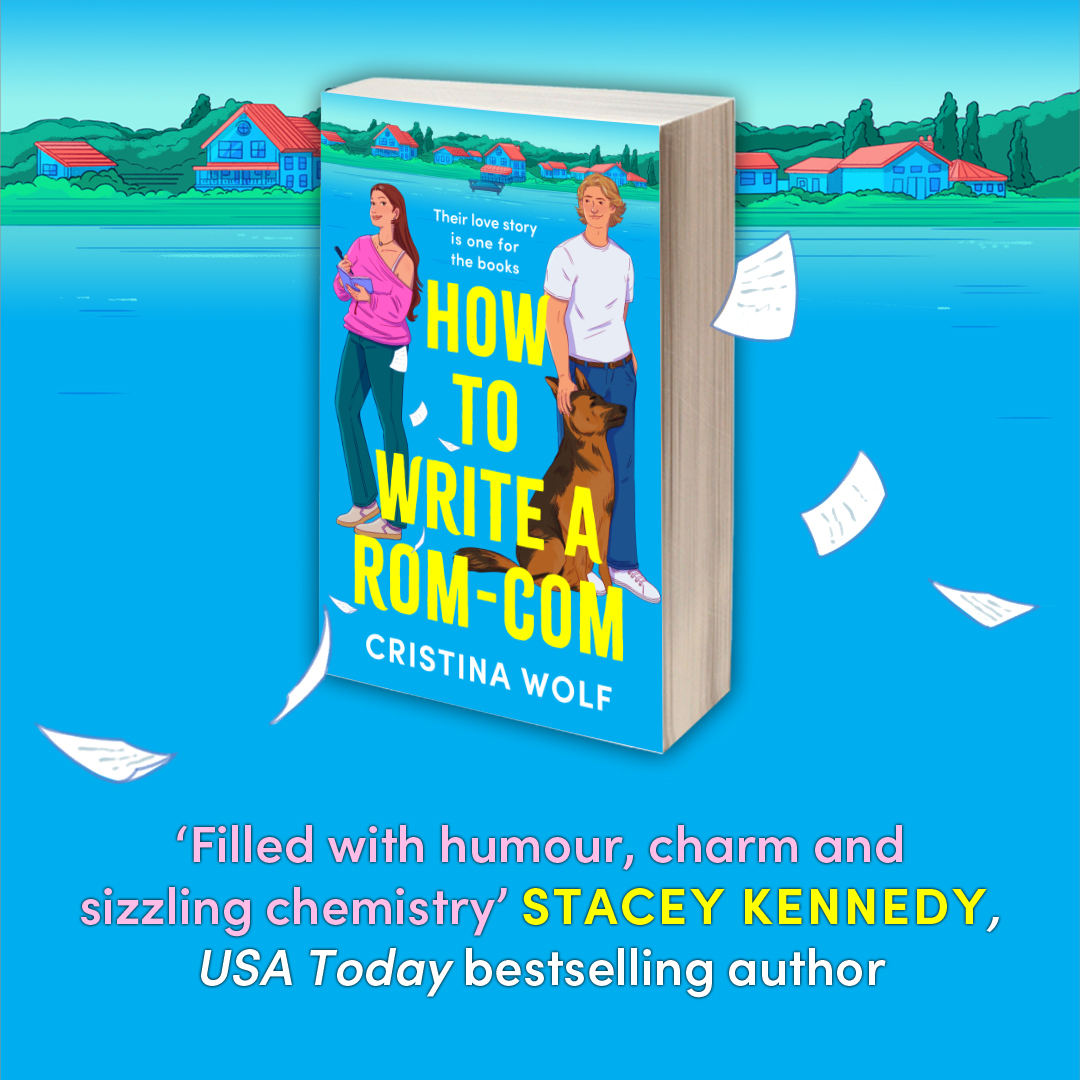 How to Write a Rom-Com by @CWolfBooks has been on the shelves for a 10 days and we've loved reading your reviews! How have you been liking it?

If you haven't grabbed your copy yet, Click the Link! - bit.ly/42JwDIS