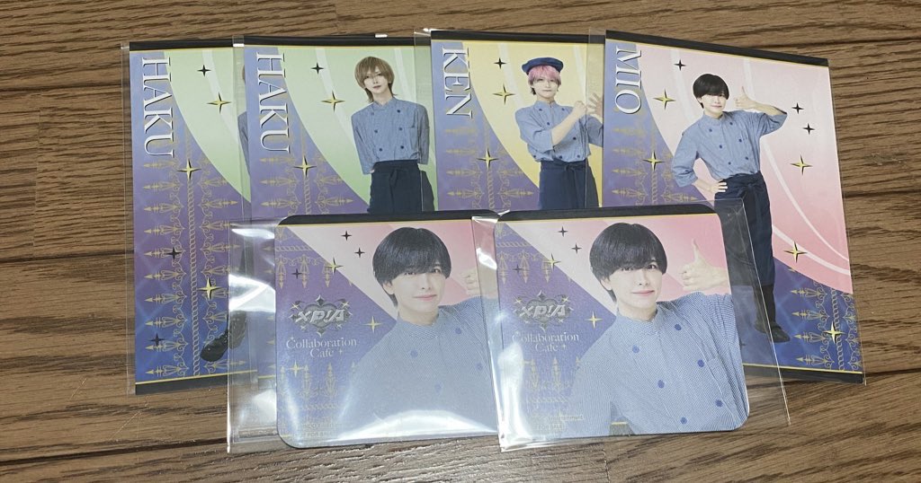 XP!A クロスピア
スイーツパラダイス　スイパラ
グッズ交換

求💖ハートキーホルダー×2  
💖❤️(友人の分)缶バッチ×1

ポスカ1000円
コースターまとめてだったら500円

手渡し横浜可能　　郵送可

 #クロスピア
 #拡散希望RTお願いいたします