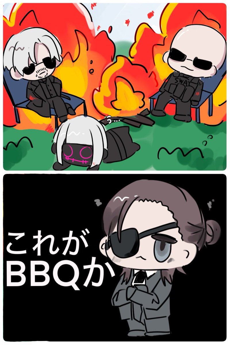 shibase22's tweet photo. BBQ
#ストグラファンアート #かな絵 https://t.co/eadHemhqCp