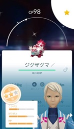 ガラル ジグザグマ色違いGET!（1匹目）
