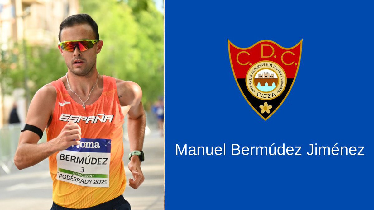Cieza En Tu Mano (@ciezaentumano) on Twitter photo 📅 Domingo 25-5-25
🕡 18:00 h.
Taquilla abierta desde las 15:30h.
Bienvenida al equipo a las 16:20h.
🎖️ Además se va a dar un homenaje a <a href="/manuathleo/">Manuel Bermúdez</a>, marchador ciezano y socio del club.
🥈 8º en el Europeo, plata por equipos con España y billete para el Mundial de Tokio. 📅 Domingo 25-5-25
🕡 18:00 h.
Taquilla abierta desde las 15:30h.
Bienvenida al equipo a las 16:20h.
🎖️ Además se va a dar un homenaje a <a href="/manuathleo/">Manuel Bermúdez</a>, marchador ciezano y socio del club.
🥈 8º en el Europeo, plata por equipos con España y billete para el Mundial de Tokio.