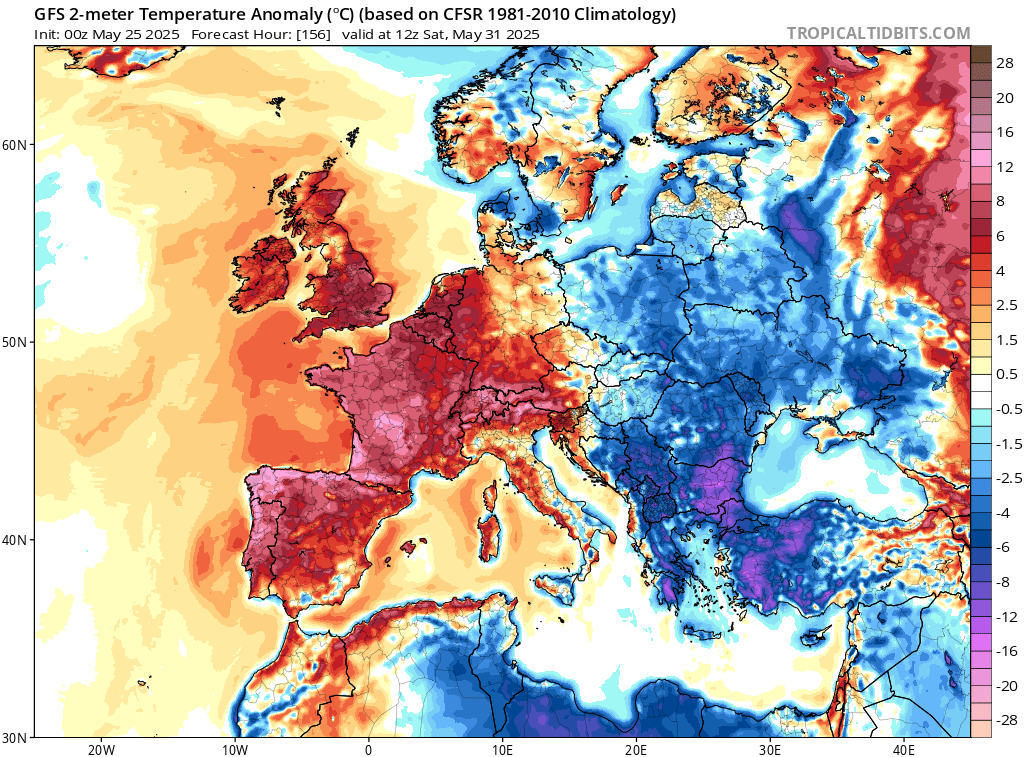 Esta semana llega el calor intenso a España: valores de más de 12ºC por encima de lo normal y el calor más intenso al final de la semana. Podríamos rozar los primeros 40ºC del año.