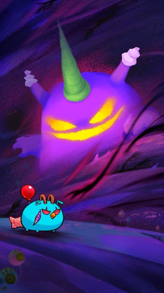 Este es mi coleccionable mas precioso 
#NightmareSnap
<a href="/AxieInfinity/">Axie Infinity</a>