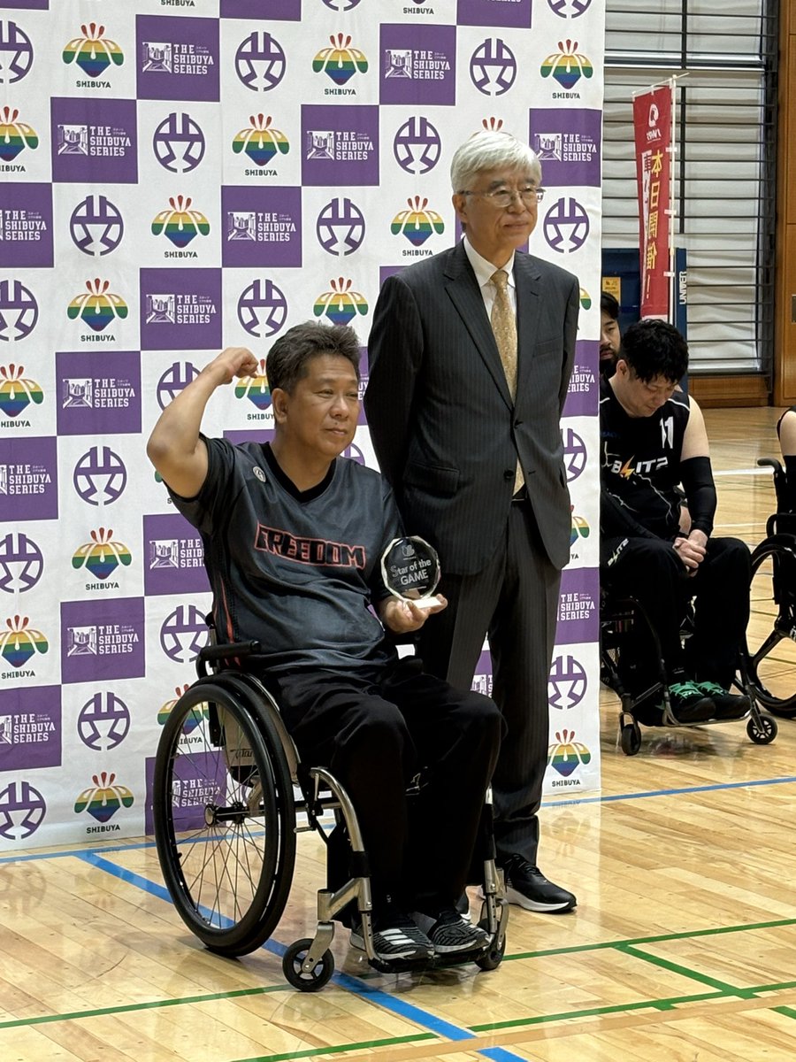 🎉優秀選手賞🎉

    ロー:小川仁士選手(BLITZ)
ミドル:今野匡人選手(TOHOKU STORMERS)
    ハイ:橋本勝也選手(TOHOKU STORMERS)

✨MVP賞✨

畑中功介選手(Freedom)

#車いすラグビー応援