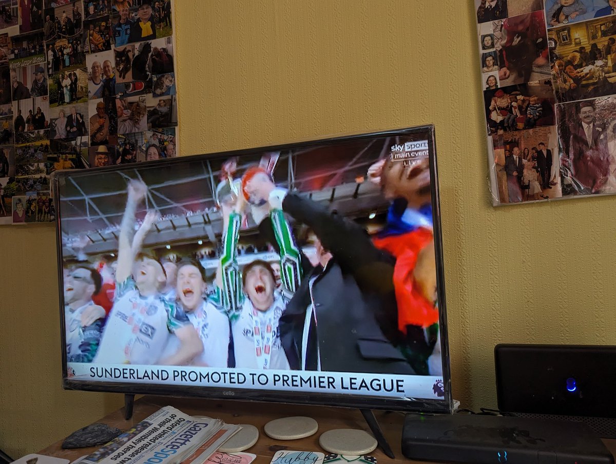 Russell37583661's tweet photo. Still sinking in, Sunderland premier league https://t.co/ITymtL811z