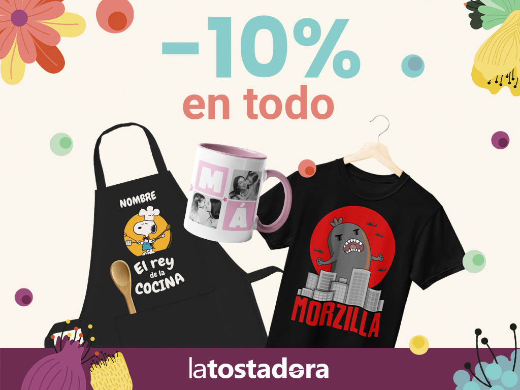 La tostadora presenta...

Regalo Día de la Madre con tu frase o imagen en alta calidad. 

Pincha en el enlace para elegir tu camiseta o objeto...

clk.tradedoubler.com/click?p=229716…

Cambia o devuelve tu producto en 90 días sin complicaciones.

Hay interesantes descuentos