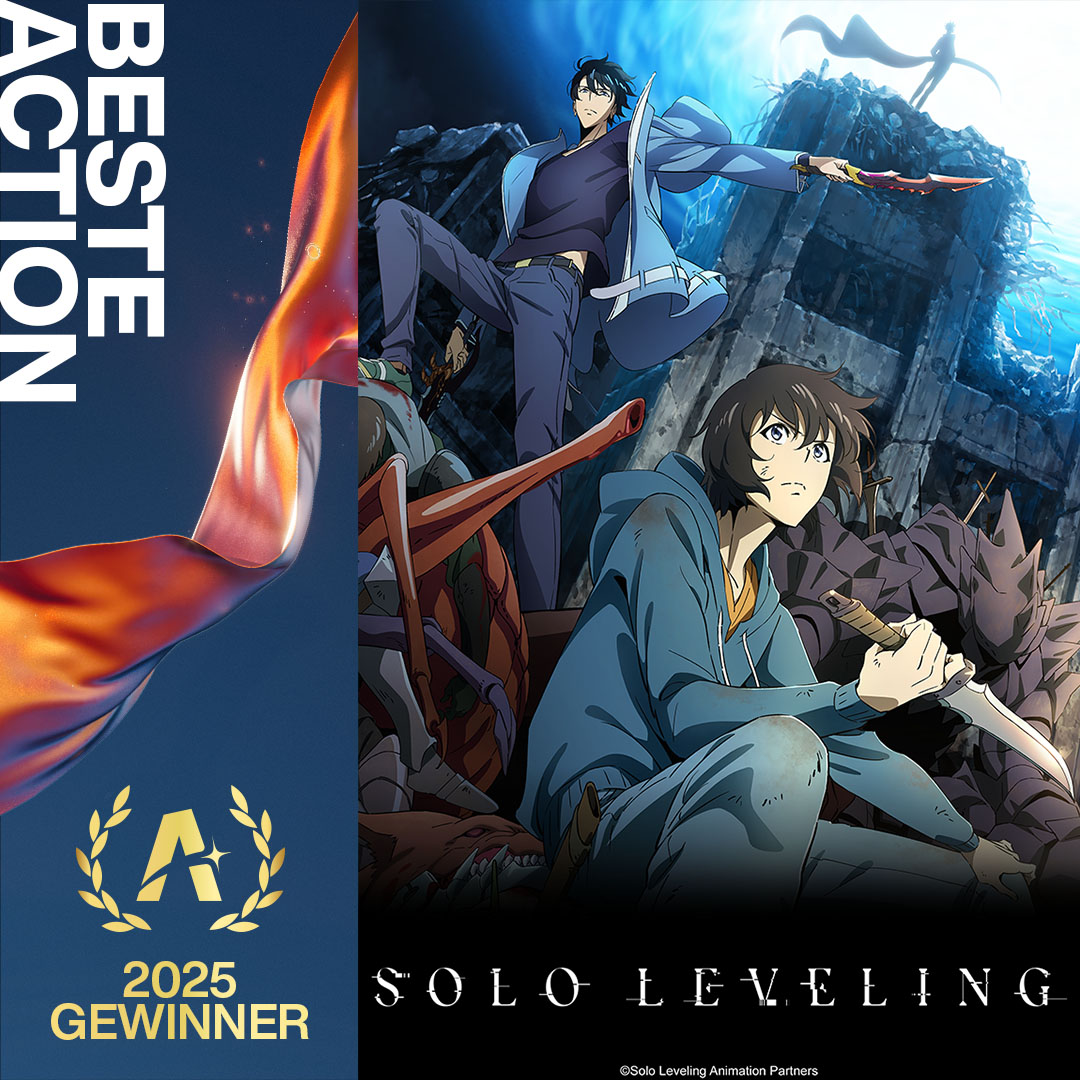 Crunchyroll_de's tweet photo. Solo Leveling gewinnt in der Kategorie Bestes Charakterdesign! #AnimeAwards https://t.co/nO1Y8V0Nwu