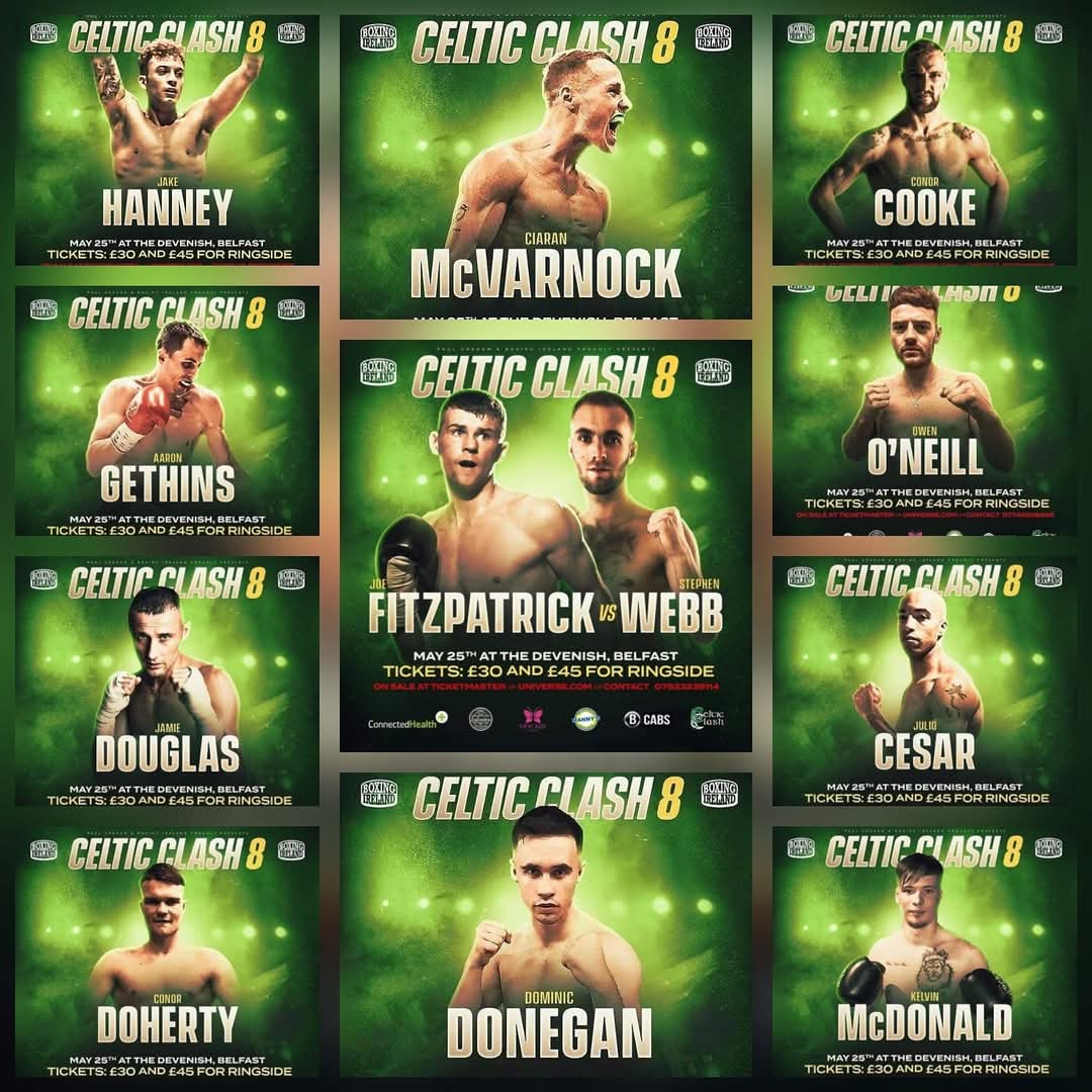 6 Years ago at the Devenish complex in Belfast 

Joe Fitzpatrick defeated Stephen Webb in the main event of #CelticClash8

Was debut wins for Owen O'Neill, Dominic Donegan &amp; Jamie Douglas 

Aaron Gethins, Ciaran McVarnock, Julio Cesar &amp; Kelvin McDonald also had wins