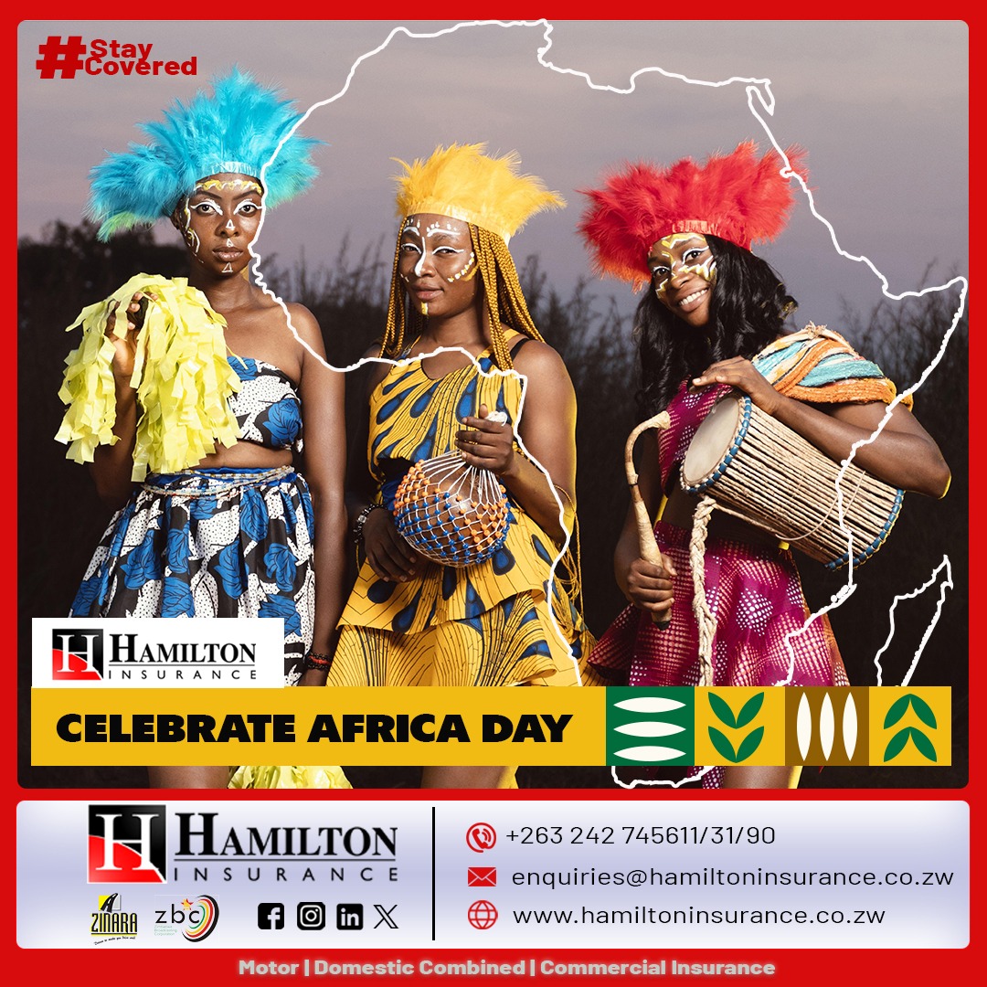 HInsuranceZW's tweet photo. We are Africans not because we are born in Africa but because Africa is born in us.

Hamilton Insurance celebrates Africa Day with you vana vevhu. 

#reliablehonestinsurer #wedoitbetter #StayCovered #insure2ensure #insurancemadeeasy. https://t.co/0LLcQJylWf