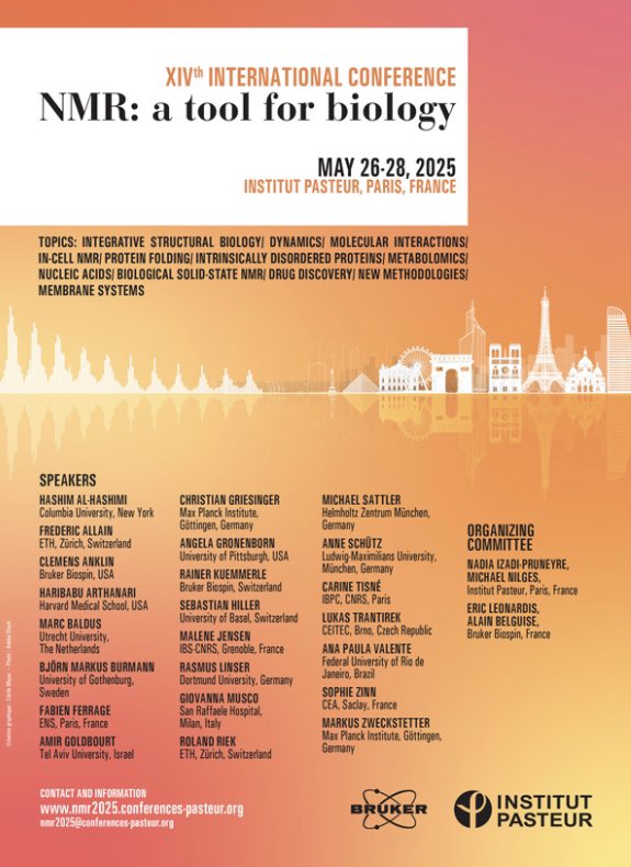 On my way to Paris aboard the Eurostar to enjoy three days of bio-#nmr