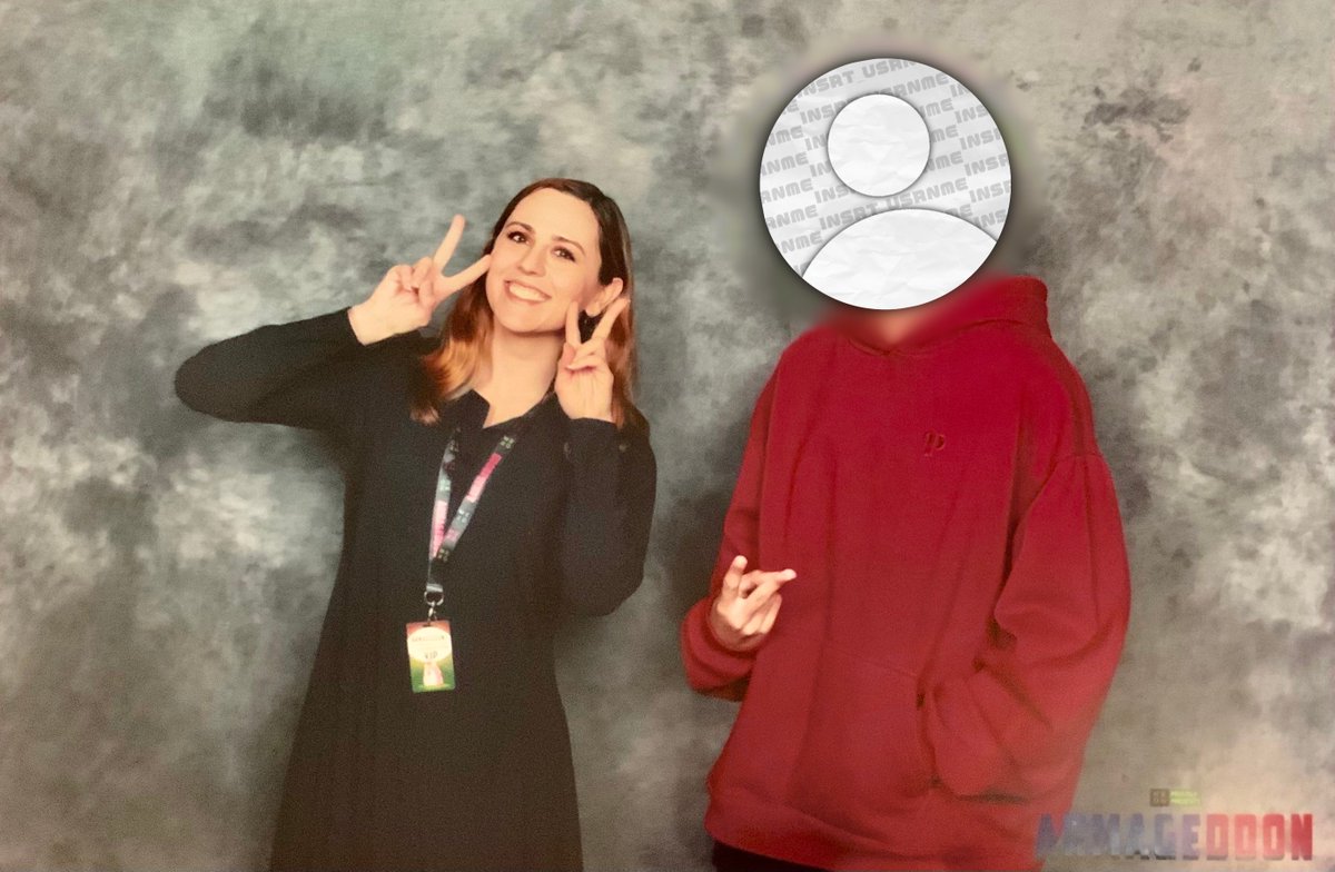insrt_usrnme's tweet image. A picture of me and @AbbyTrott in Armageddon 2024 that I recently found in my closet (I'm sorry if I look so awkward in that picture, it was my first time doing this and this is the only pose that I can think of)