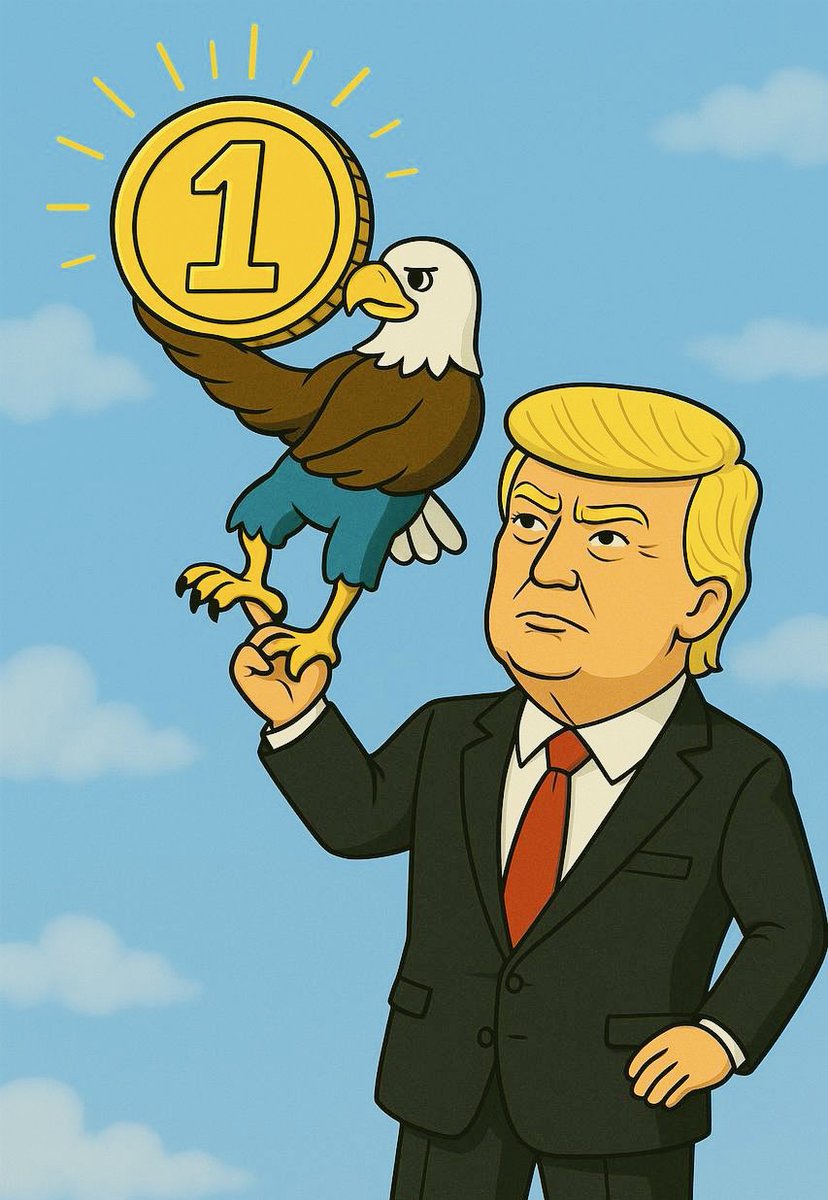 You have to think anyway, why not think big? 🦅🇺🇸
                  “  $E = 1 USD1 “
CA : 0x758309C0d1342e0D5A778B83cdcEBAa3F4554444