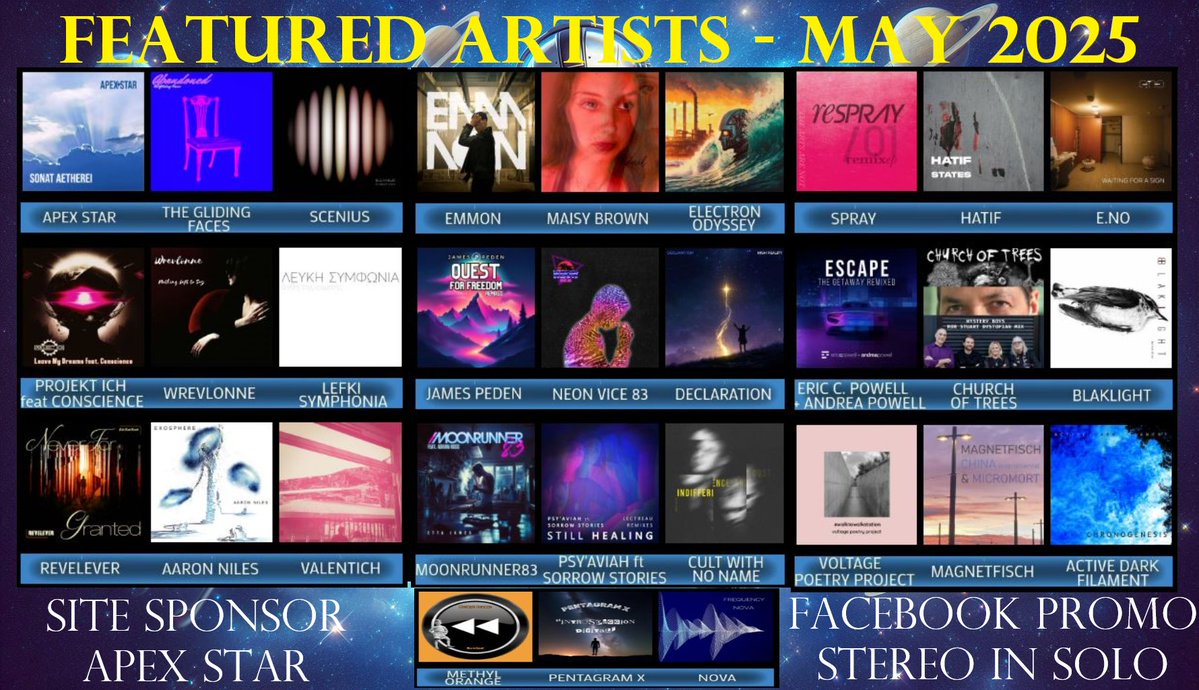 ๐ฟ๐ฒ๐๐ถ๐๐ฎ๐น๐ด๐บ๐ฏ๐ต๐ฉ.๐ค๐ฐ๐ฎ (@revivalsynth) on Twitter photo ๐ฅFeatured Artists - May 2025๐ฅ
revivalsynth.com
<a href="/SorrowStories/">Sorrow Stories</a> <a href="/cultwithnoname/">Cult With No Name</a> <a href="/ecpowellmusic/">Eric C. Powell Music | A new ESCAPE is coming!</a> <a href="/RetroSynthRecs/">RetroSynth Records</a> <a href="/churchoftrees/">Church Of Trees</a> <a href="/BlakLightband/">BlakLight</a> <a href="/voltage_poetry/">Voltage Poetry Project</a> <a href="/Magnetfisch/">Magnetfisch ๐ฏ</a> <a href="/ActveDrkFilamnt/">Active Dark Filament</a>
Site Sponsor <a href="/ApexStar5/">Apex Star</a>
Facebook Promo <a href="/Stereo_in_Solo/">STEREO in SOLO</a> ๐ฅFeatured Artists - May 2025๐ฅ
revivalsynth.com
<a href="/SorrowStories/">Sorrow Stories</a> <a href="/cultwithnoname/">Cult With No Name</a> <a href="/ecpowellmusic/">Eric C. Powell Music | A new ESCAPE is coming!</a> <a href="/RetroSynthRecs/">RetroSynth Records</a> <a href="/churchoftrees/">Church Of Trees</a> <a href="/BlakLightband/">BlakLight</a> <a href="/voltage_poetry/">Voltage Poetry Project</a> <a href="/Magnetfisch/">Magnetfisch ๐ฏ</a> <a href="/ActveDrkFilamnt/">Active Dark Filament</a>
Site Sponsor <a href="/ApexStar5/">Apex Star</a>
Facebook Promo <a href="/Stereo_in_Solo/">STEREO in SOLO</a>